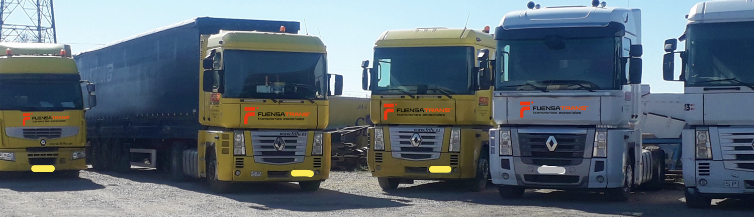 Transportes Especiales Fuensatrans · Camiones